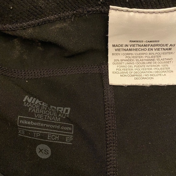 NIKE PRO Dri-Fit Women’s Crop Leggings, Size XS - Picture 3 of 4